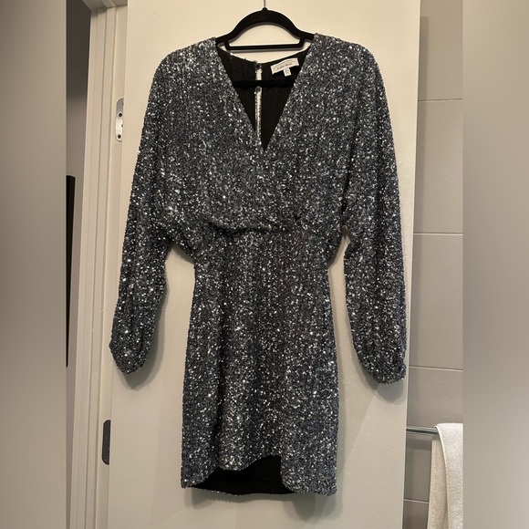 & Other Stories Sequin Mini Dress - Picture 5 of 6